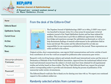 Tablet Screenshot of nepjoph.org.np